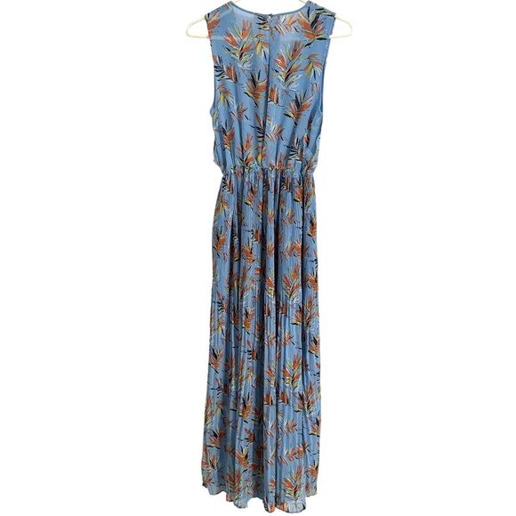 Pepe Jeans London Women's XS Maxi dress BELINDA PL952107 0AA MULTI Blue - Picture 8 of 13